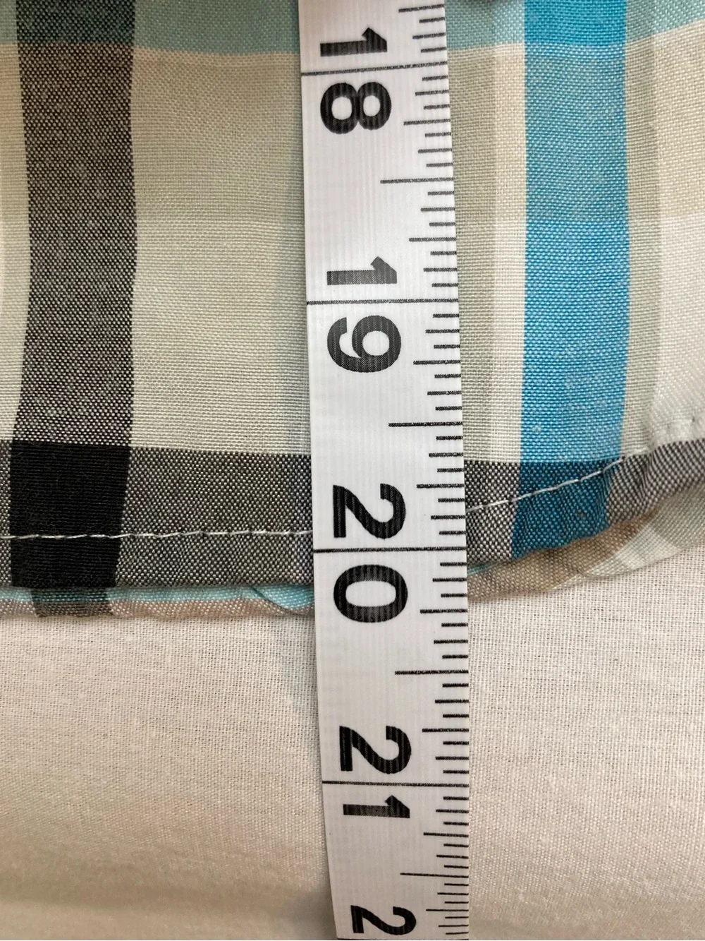 Carter's Plaid Western Shirt with pearl snaps Blue, Gray, White Med (5-6)